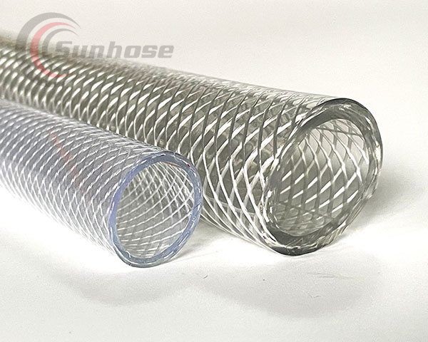 Heavy Duty Braided Wire Reinforced Clear Flexible PVC Hose Pipe